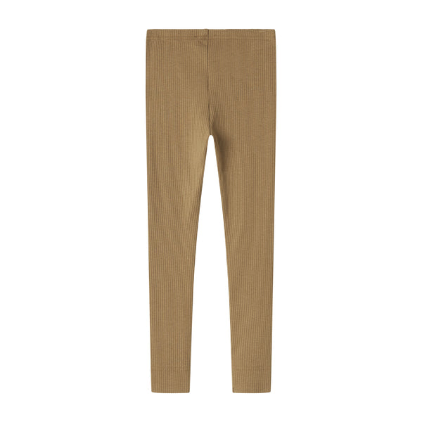 MarMar Copenhagen - Baby Modal Leg Leggings Dark Bronze