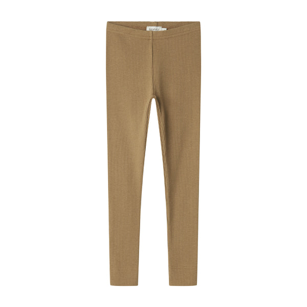MarMar Copenhagen - Baby Modal Leg Leggings Dark Bronze