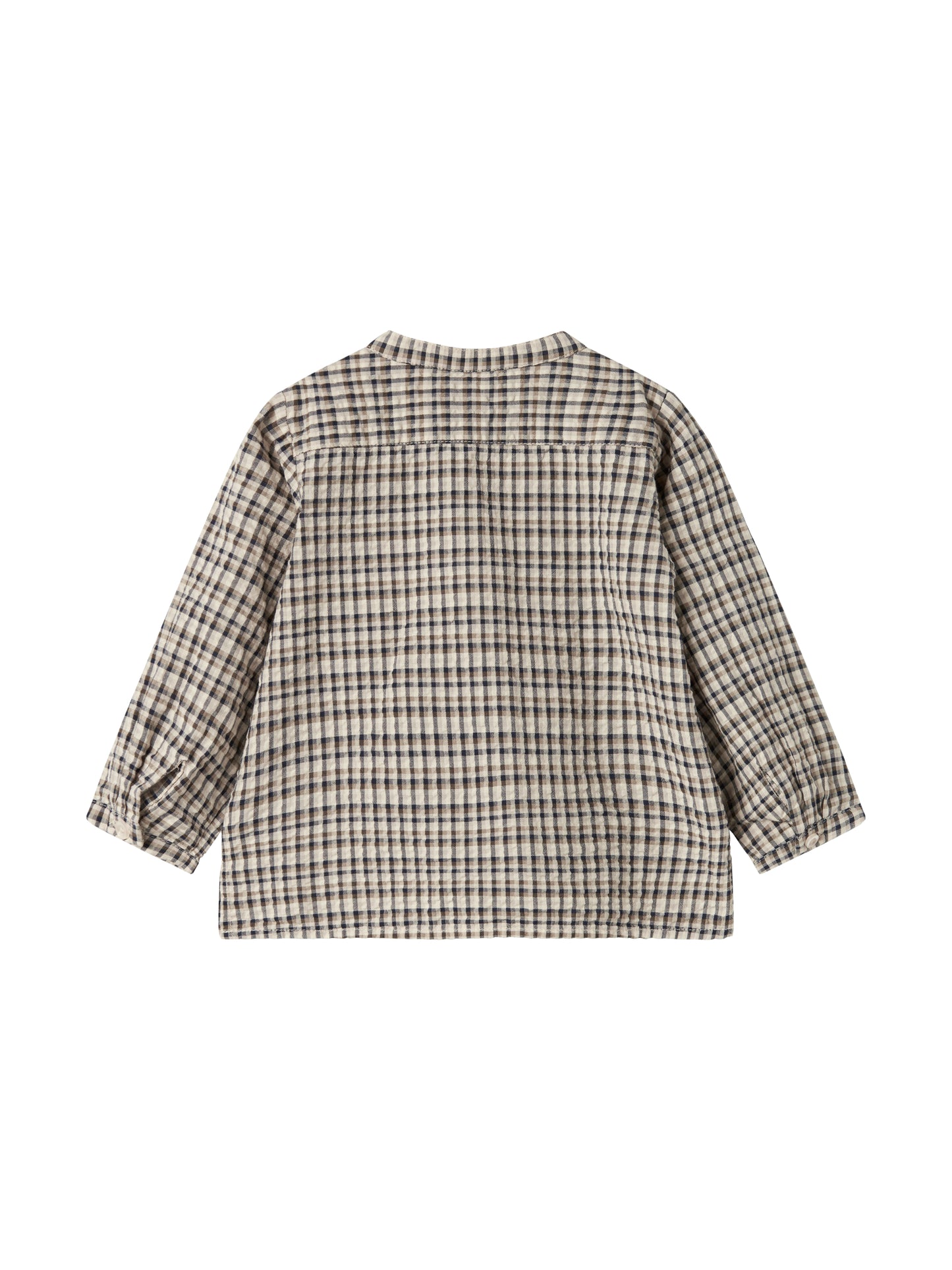 MarMar Copenhagen - Totoro Shirt Pilot Navy Check Seersucker