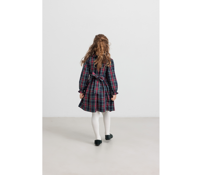 MarMar Copenhagen - Pilot Navy Check Dress