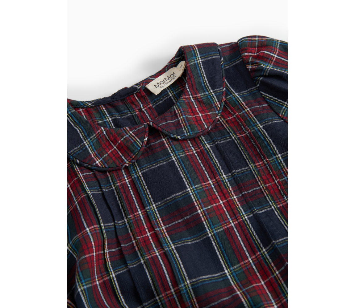 MarMar Copenhagen - Pilot Navy Check Dress