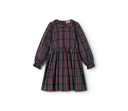 MarMar Copenhagen - Pilot Navy Check Dress