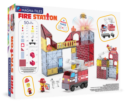 Magna-Tiles - Fire Station 50-Piece Set