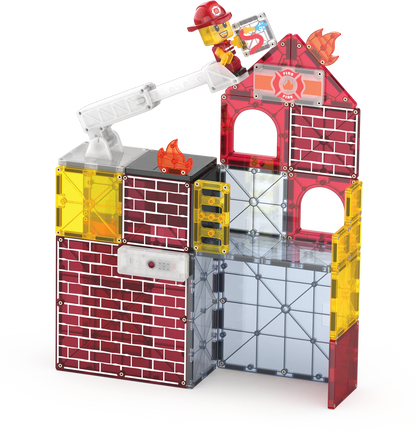Magna-Tiles - Fire Station 50-Piece Set