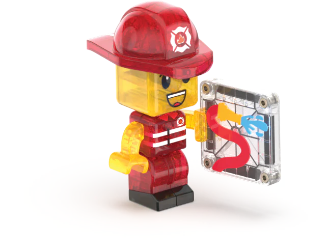 Magna-Tiles - Fire Station 50-Piece Set