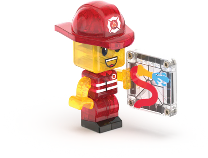 Magna-Tiles - Fire Station 50-Piece Set