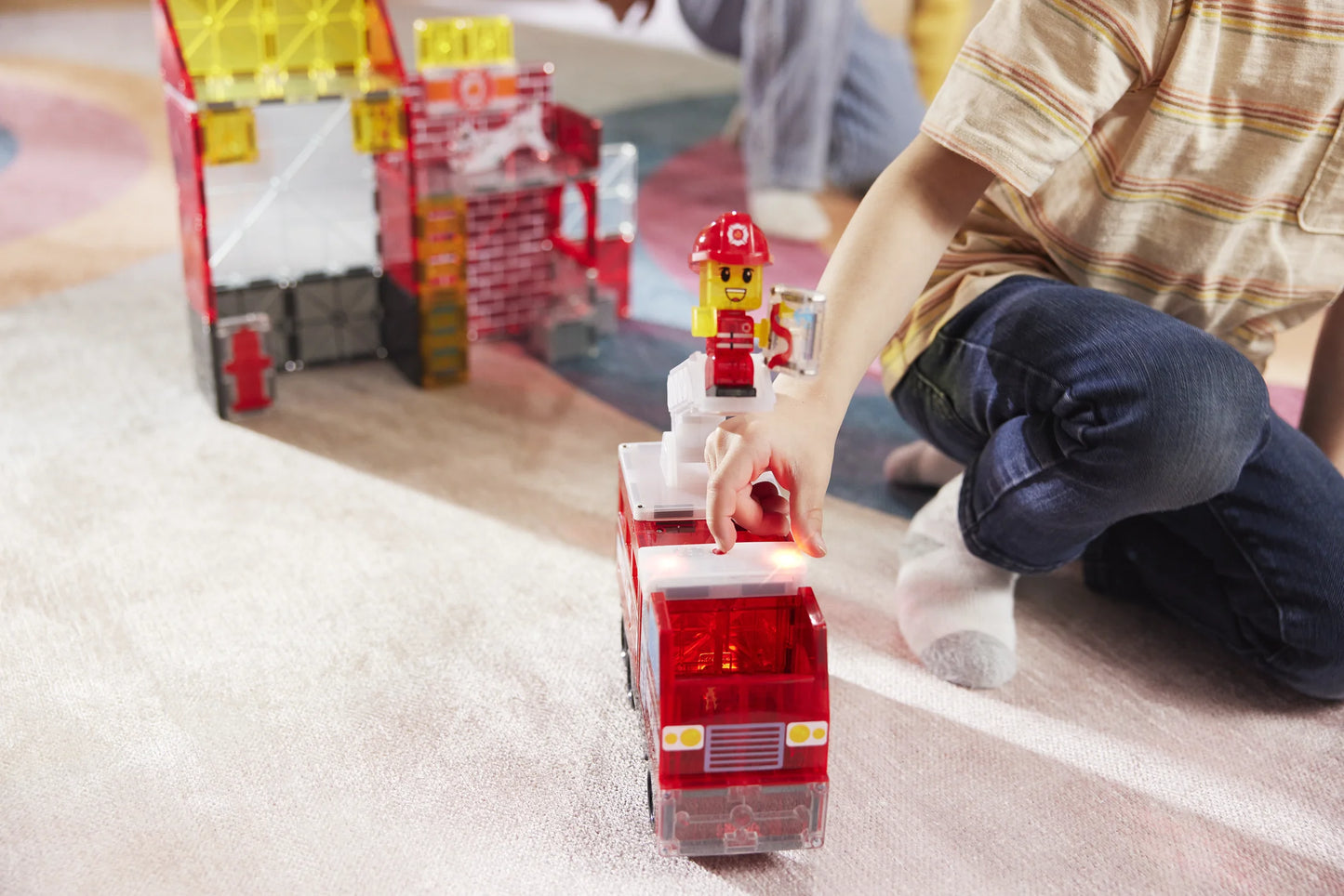 Magna-Tiles - Fire Station 50-Piece Set