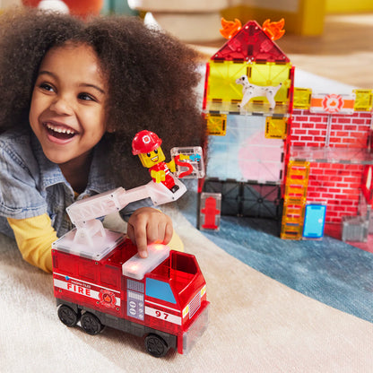 Magna-Tiles - Fire Station 50-Piece Set