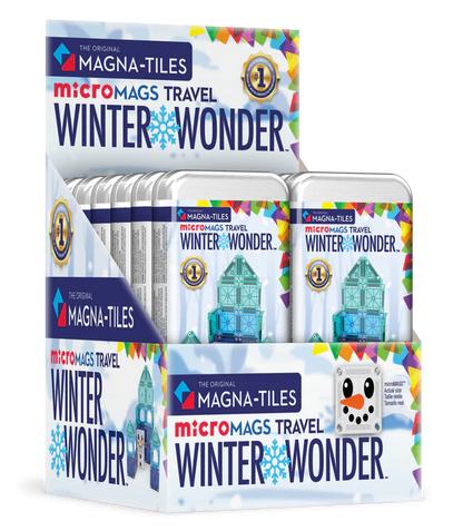Magna-Tiles Micro Mags Winter Wonder Travel Set 26 Piece Set