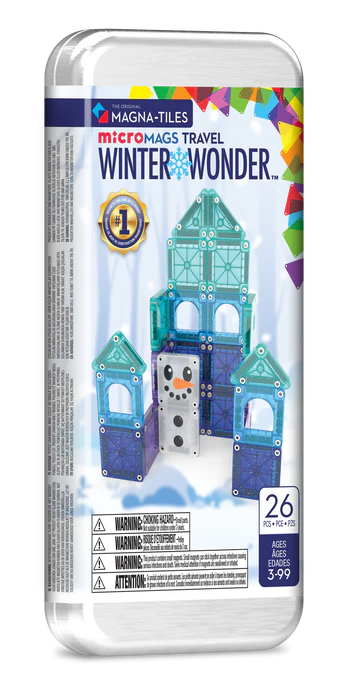 Magna-Tiles Micro Mags Winter Wonder Travel Set 26 Piece Set