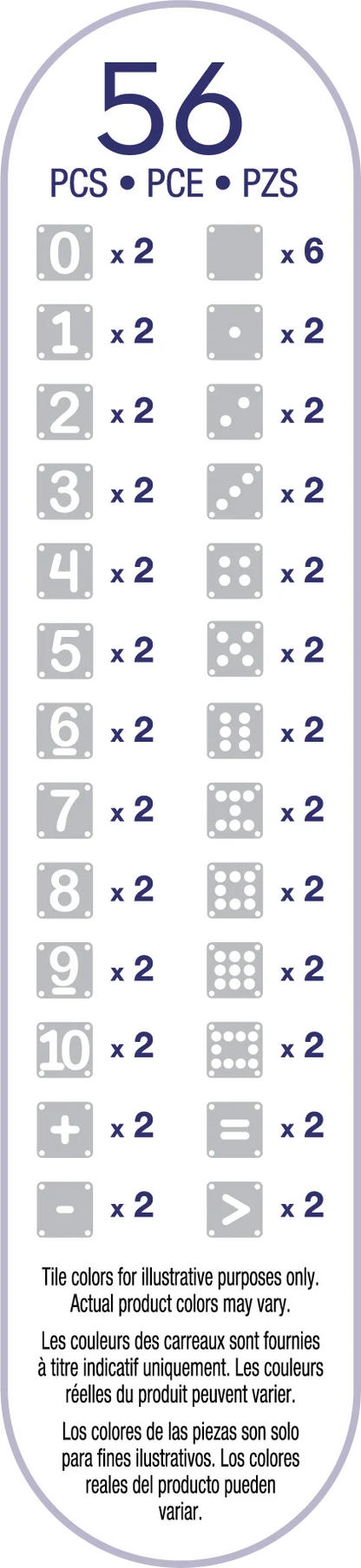 Magna-Tiles - microMAGS Learn Numbers | Magnetische Cijfertegels 56 Stuks