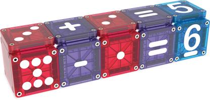 Magna-Tiles - microMAGS Learn Numbers | Magnetische Cijfertegels 56 Stuks