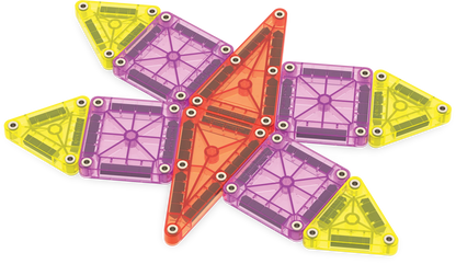 MAGNA-TILES - Travel Set Deluxe - 55 piece