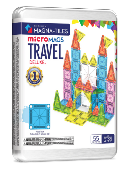 MAGNA-TILES - Travel Set Deluxe - 55 piece