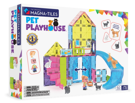Magna-Tiles - Pet Playhouse 50-Piece Set