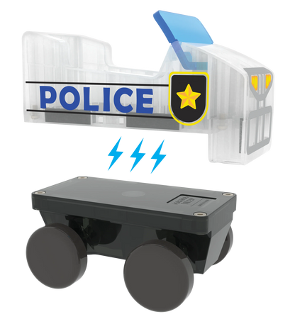 Magna-Tiles - Douane Police Patrol | Magnetische Bouwset 20 Stuks