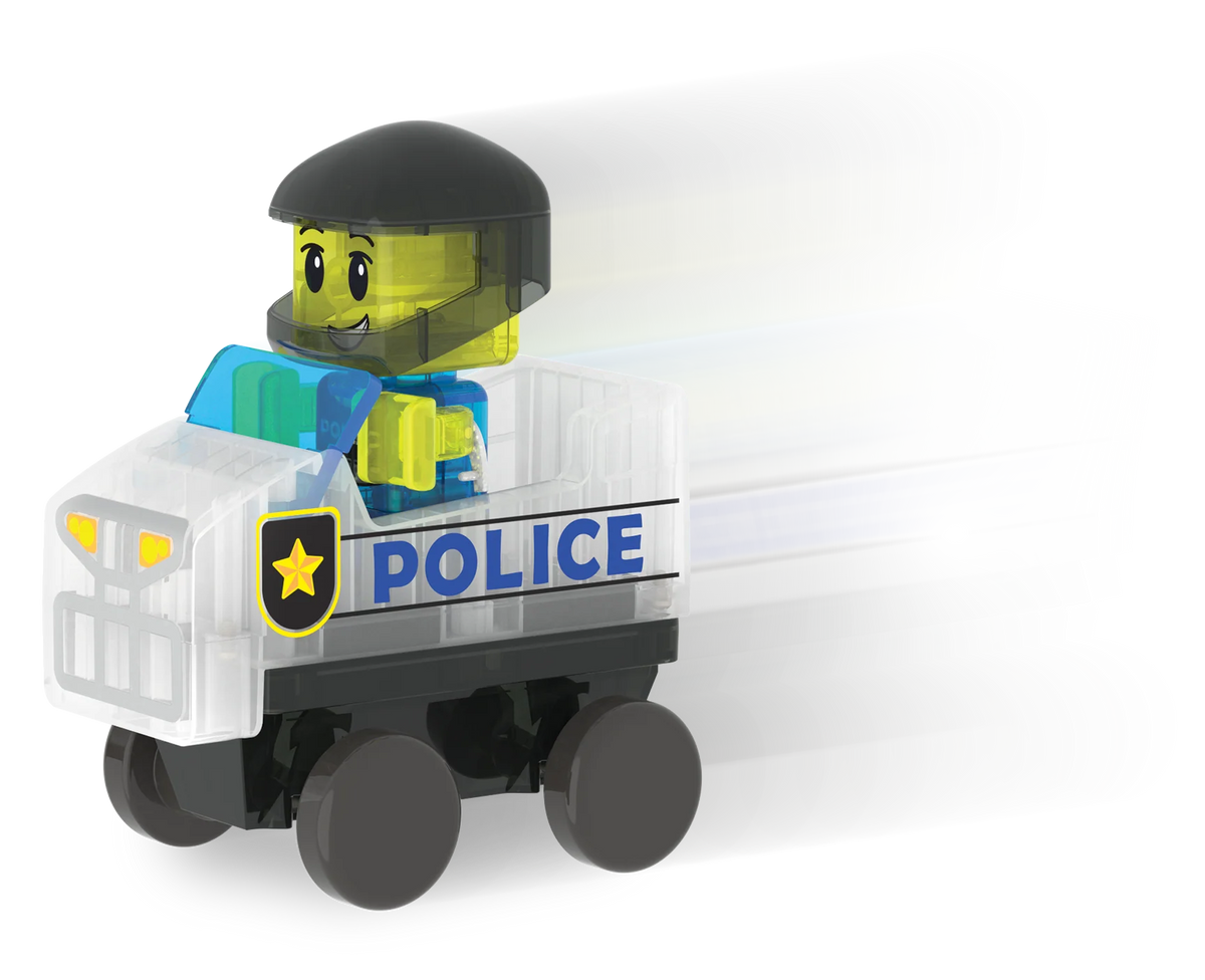 Magna-Tiles - Douane Police Patrol | Magnetische Bouwset 20 Stuks
