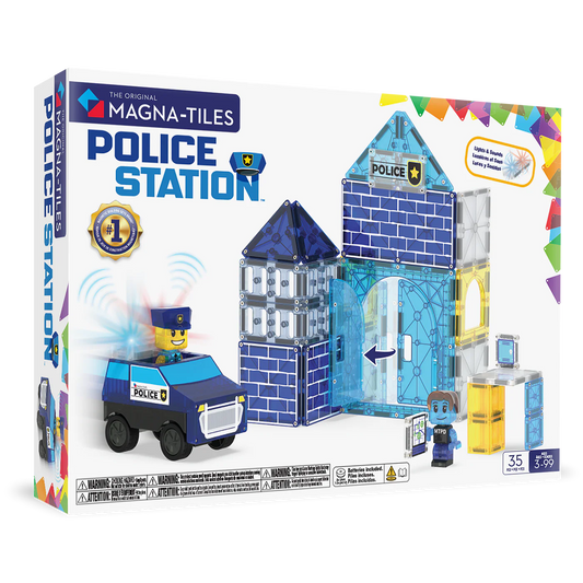 Magna-Tiles - Police Station 35-Piece Set