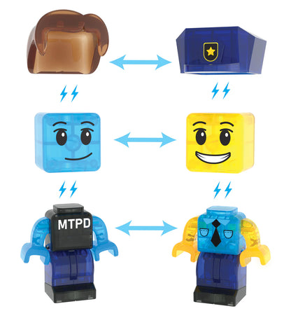 Magna-Tiles - Police Station 35-Piece Set