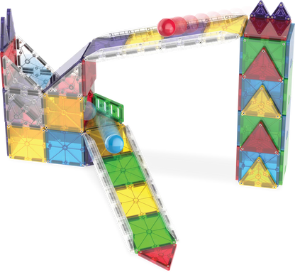 Magna-Tiles - Rail Racers Deluxe 90-Piece Set