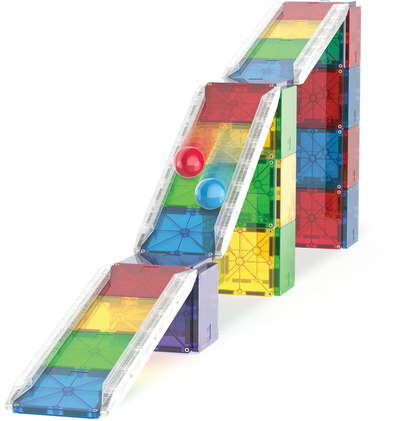 Magna-Tiles - Rail Racers Deluxe 90-Piece Set