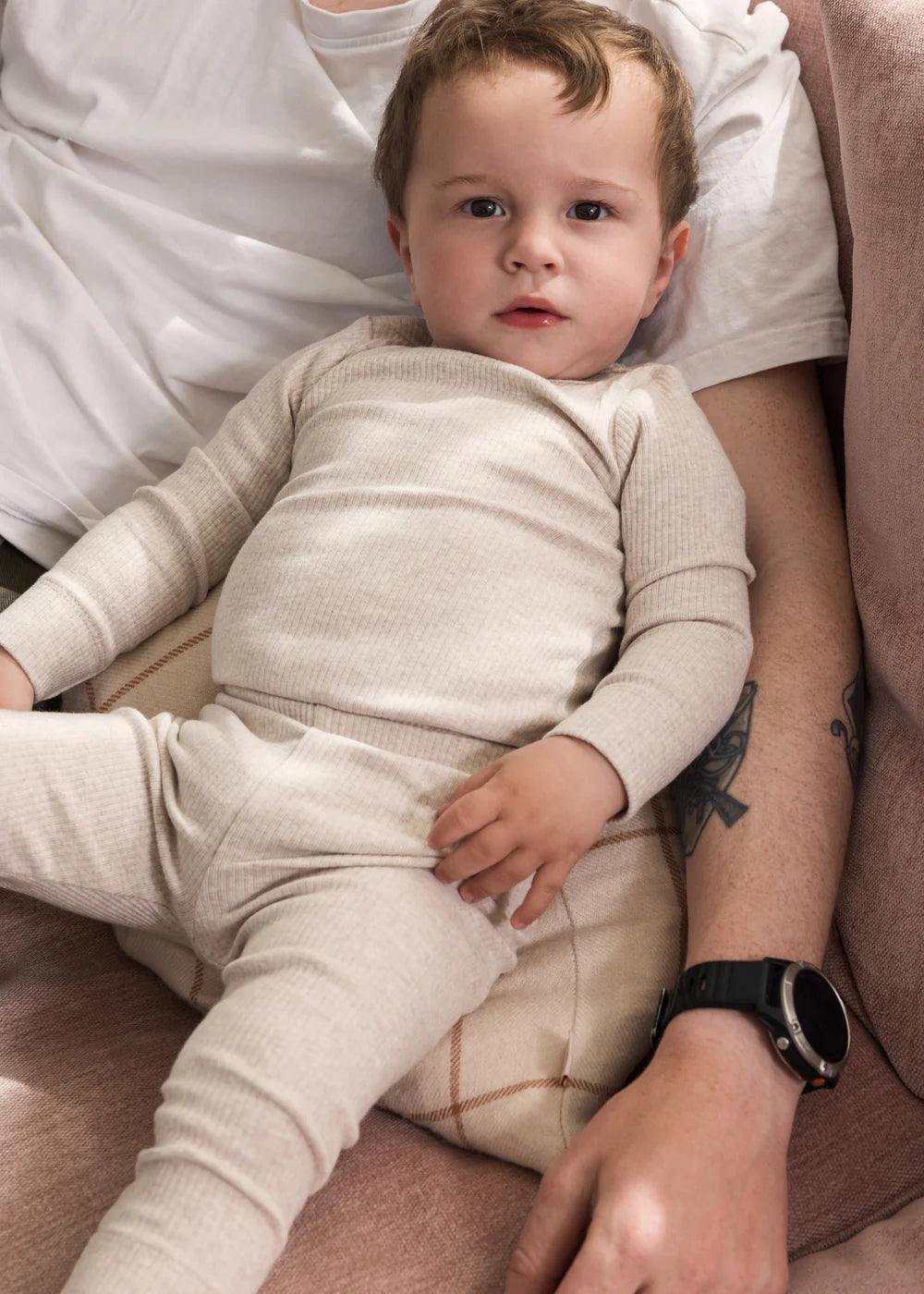 MarMar Copenhagen - Leg Leggings Light Beige Mel Broekje