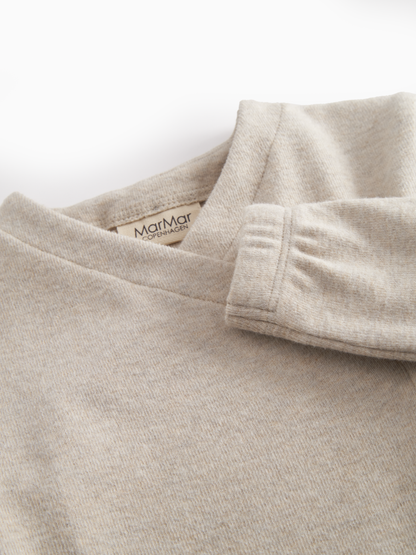 MarMar Copenhagen - Ruso Modal Sweat Romper Beige Melange
