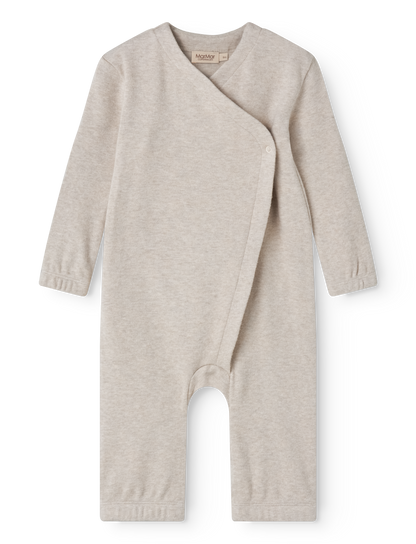 MarMar Copenhagen - Ruso Modal Sweat Romper Beige Melange