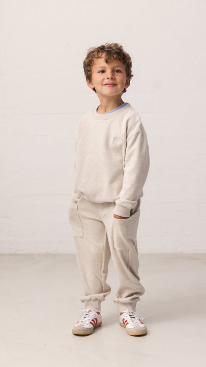 MarMar Copenhagen - Thanos Sweatshirt Beige Melange