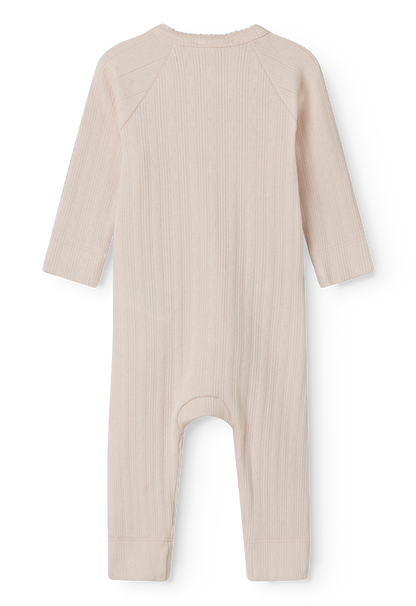 MarMar Copenhagen - Wikkelromper Rula Modal Pointelle (Misty Pink)