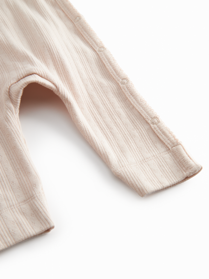 MarMar Copenhagen - Wikkelromper Rula Modal Pointelle (Misty Pink)