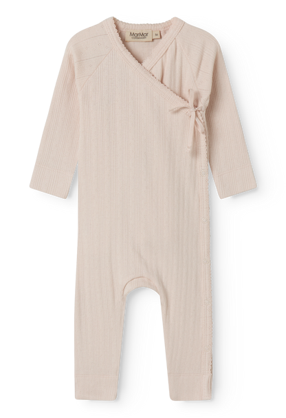MarMar Copenhagen - Wikkelromper Rula Modal Pointelle (Misty Pink)