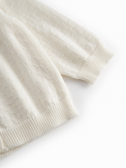 MarMar Copenhagen - Taki Knit Cardigan Vest Gentle White