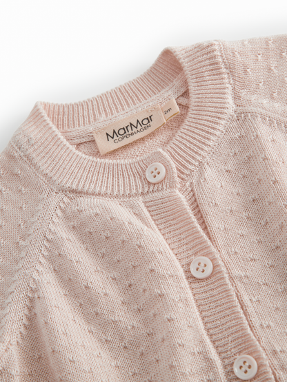 MarMar Copenhagen - Taki Knit Cardigan Vest Misty Pink