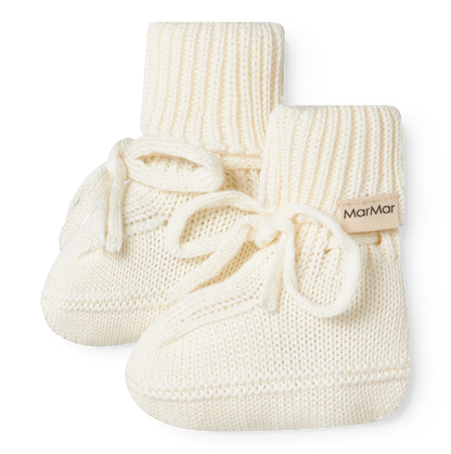 MarMar Copenhagen - Abootie Slofjes Gentle White | Modal Mix Mini Dots