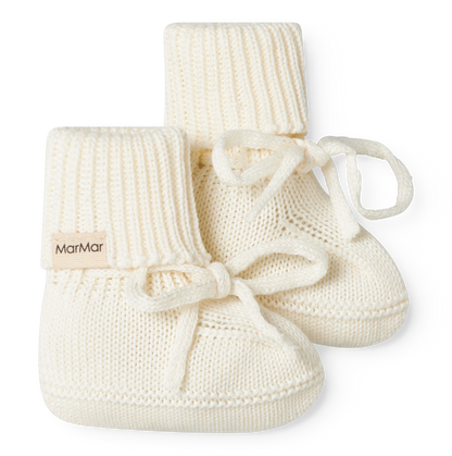 MarMar Copenhagen - Abootie Slofjes Gentle White | Modal Mix Mini Dots