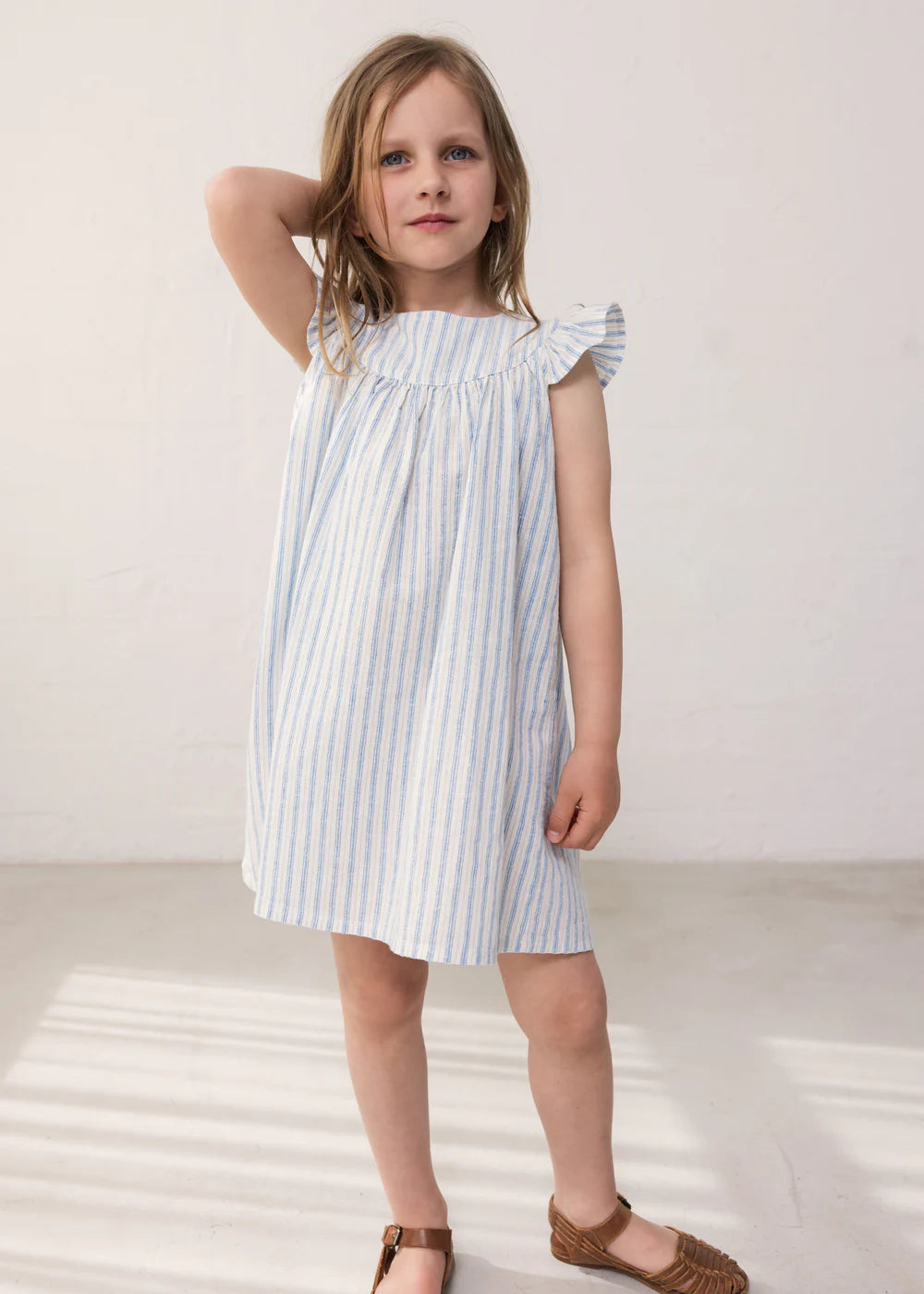 MarMar Copenhagen - Dhana Jurk Surf Blue Stripe