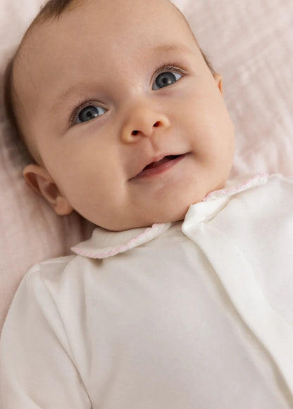 MarMar Copenhagen - Baby Ricci Romper | Rosa Picot