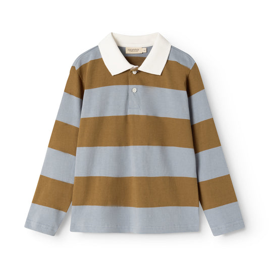 MarMar Copenhagen - Baby Trui Tad Polo LS | Monsoon Blue Stripe