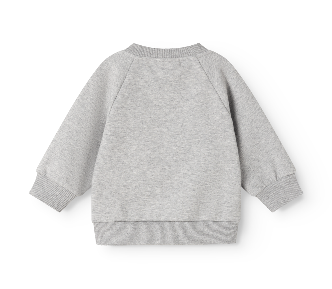 MarMar Copenhagen - Baby Trui Theos | Cloud Grey Logo