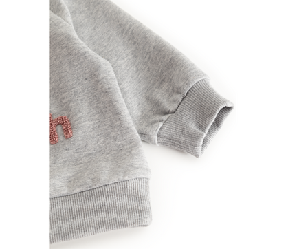 MarMar Copenhagen - Baby Trui Theos | Cloud Grey Logo