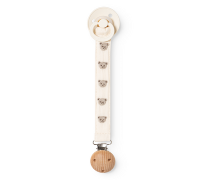 MarMar Copenhagen - Alo Embroidery Pacifier Clip Speenkord | Teddybears Emb.