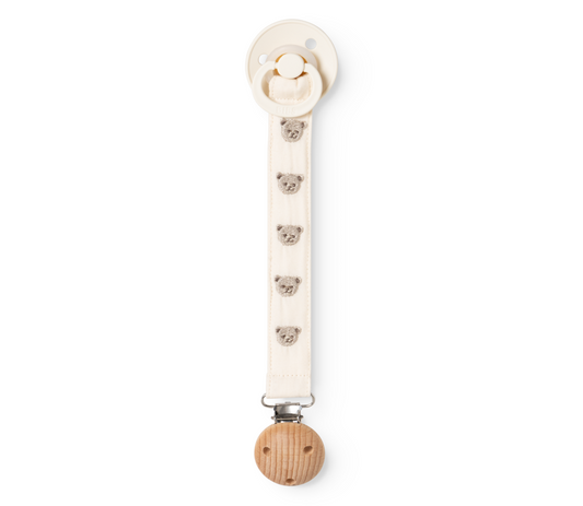 MarMar Copenhagen - Alo Embroidery Pacifier Clip Speenkord | Teddybears Emb.