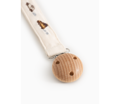 MarMar Copenhagen - Alo Embroidery Pacifier Clip Speenkord | Cars Emb.