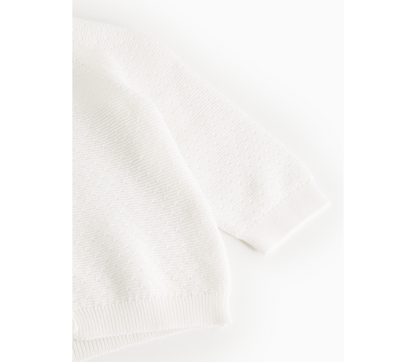 MarMar Copenhagen - Taki Knit Cardigan Vest | Gentle White AW26