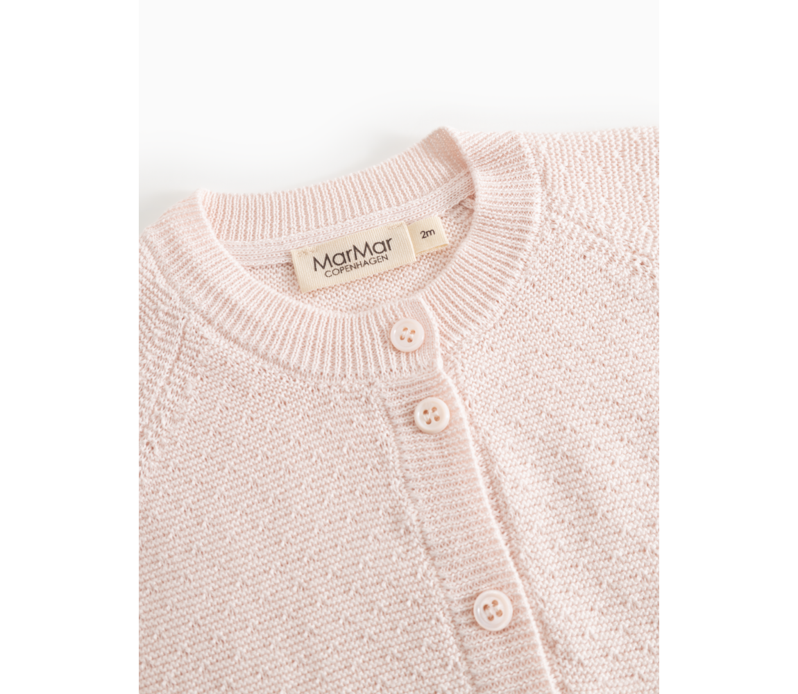 MarMar Copenhagen - Taki Knit Cardigan Vest | Rosa AW26