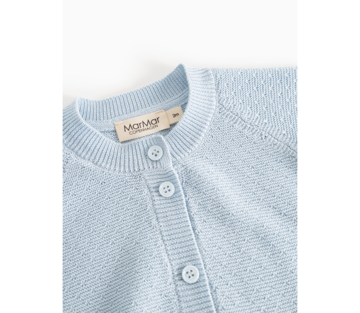 MarMar Copenhagen - Taki Knit Cardigan Vest | Cerulean Sky AW26