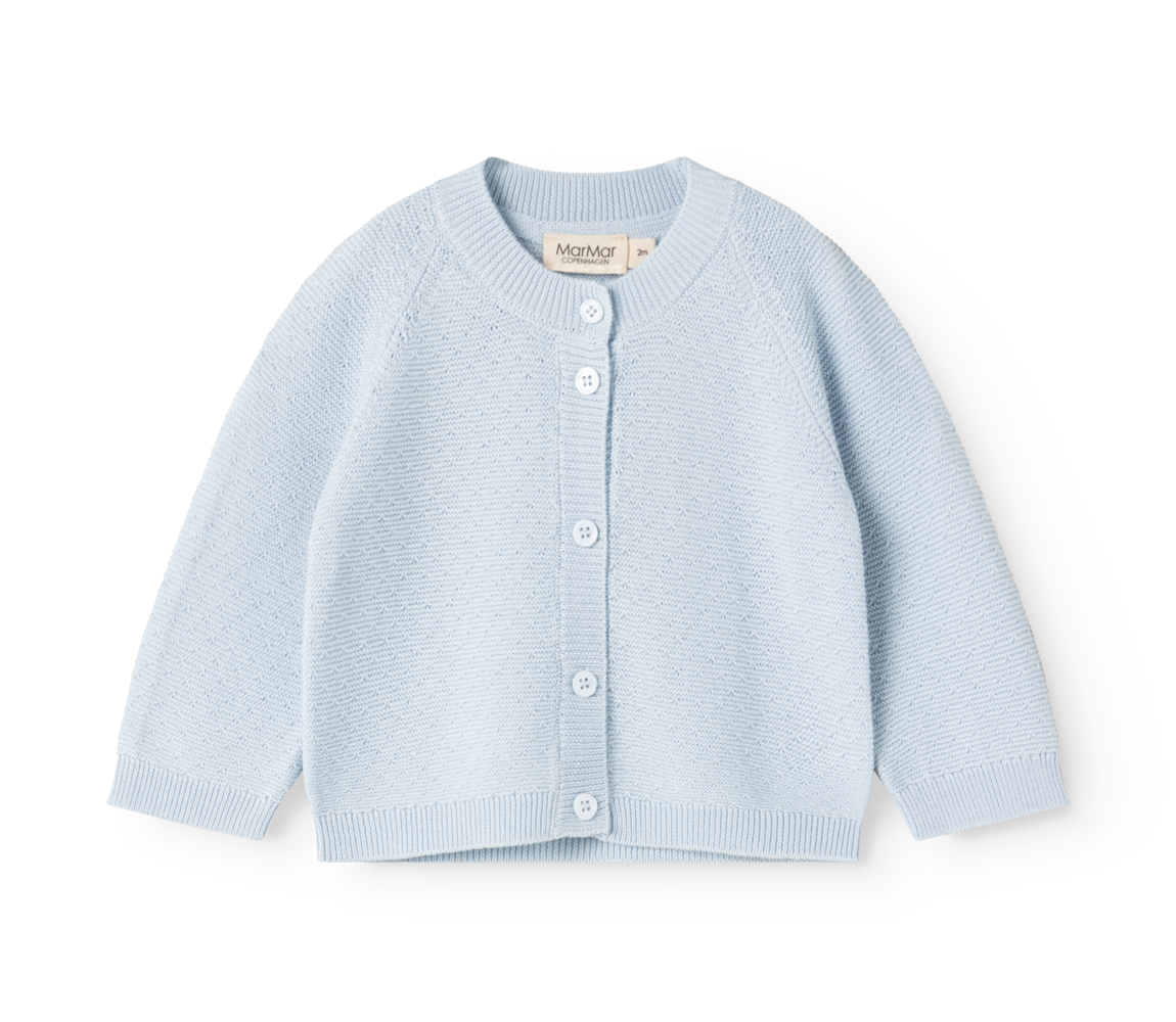 MarMar Copenhagen - Taki Knit Cardigan Vest | Cerulean Sky AW26