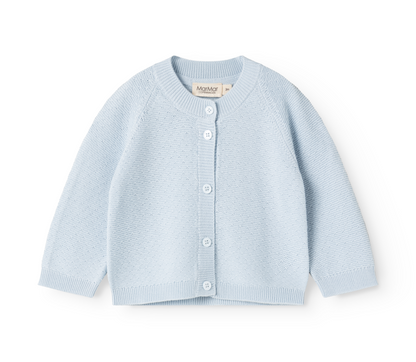 MarMar Copenhagen - Taki Knit Cardigan Vest | Cerulean Sky AW26
