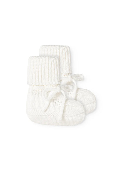 MarMar Copenhagen - Abootie Slofjes Gentle White | Modal Mix Mini Dots AW26